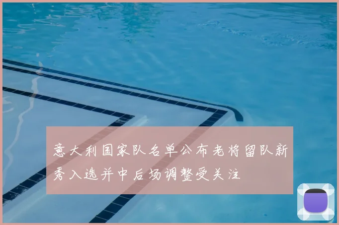 意大利国家队名单公布老将留队新秀入选并中后场调整受关注